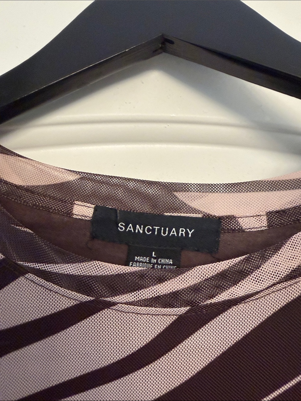 Sanctuary Dolman Mesh Tee — NWOT - Picture 5 of 12